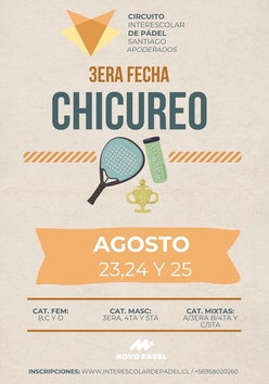 Cartel del torneo