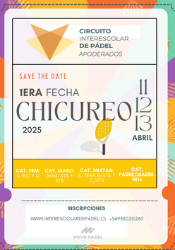 Cartel del torneo