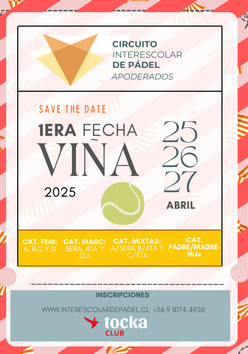 Cartel del torneo