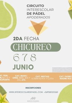 Cartel del torneo